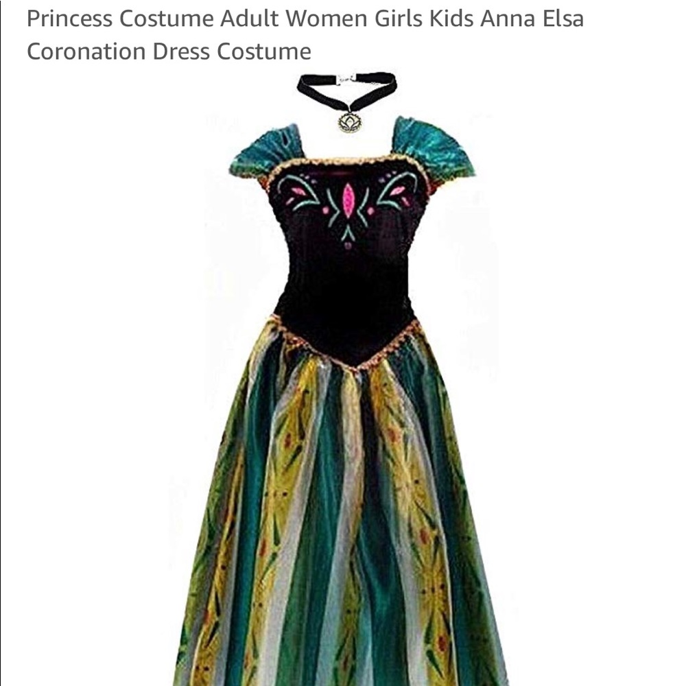Adult Anna coronation dress costume